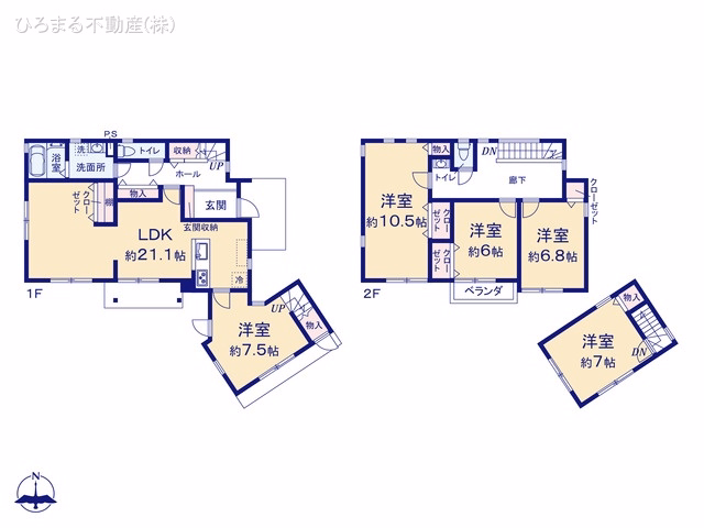 名古屋市緑区大高台2丁目 間取図