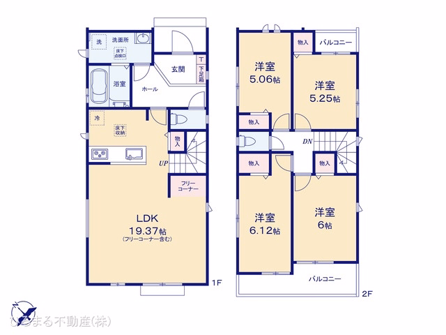 新築戸建て 緑区神沢1丁目3104番 A号棟 間取図