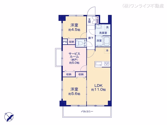 ルックハイツ金町 間取図
