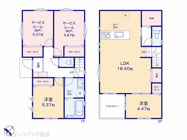 浦安市海楽1丁目（戸建）04 間取図