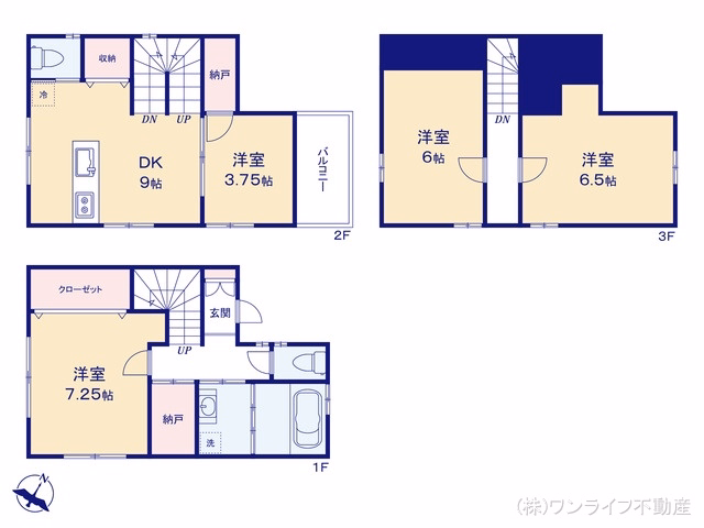 葛飾区奥戸9丁目 間取図