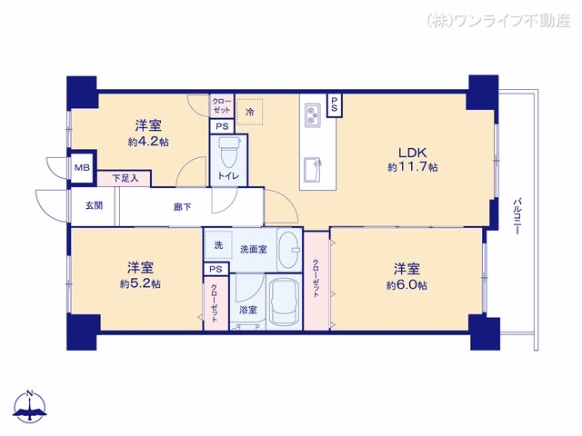 ライオンズアーバンシティ東陽町 間取図