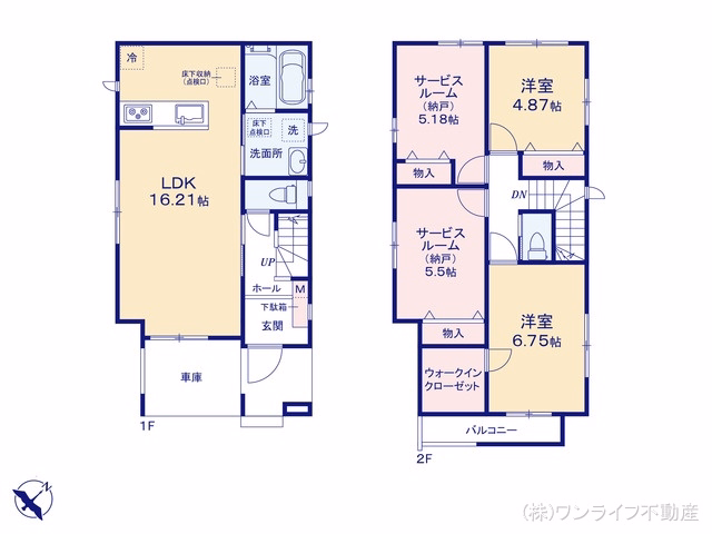 浦安市海楽1丁目（戸建）D 間取図