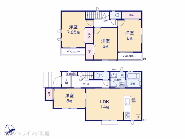 葛飾区水元5丁目（戸建）A 間取図