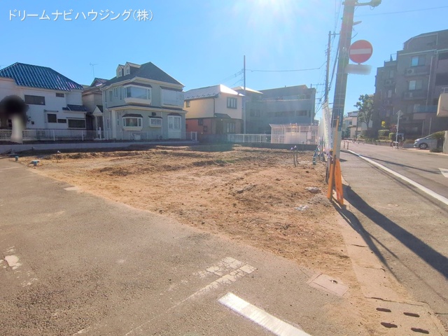 千葉県市川市大和田4丁目の新築戸建て更地・土地写真 2024年12月16日撮影