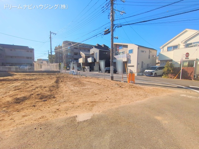千葉県市川市大和田4丁目の新築戸建て更地・土地写真 2024年12月16日撮影