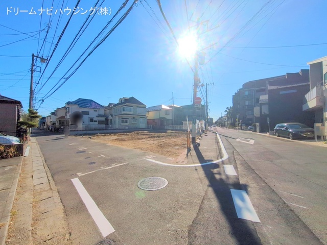 千葉県市川市大和田4丁目の新築戸建て更地・土地写真 2024年12月16日撮影