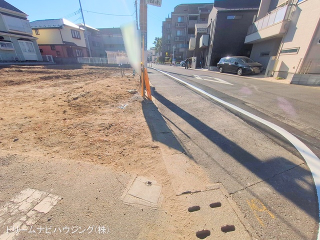 千葉県市川市大和田4丁目の新築戸建て更地・土地写真 2024年12月16日撮影