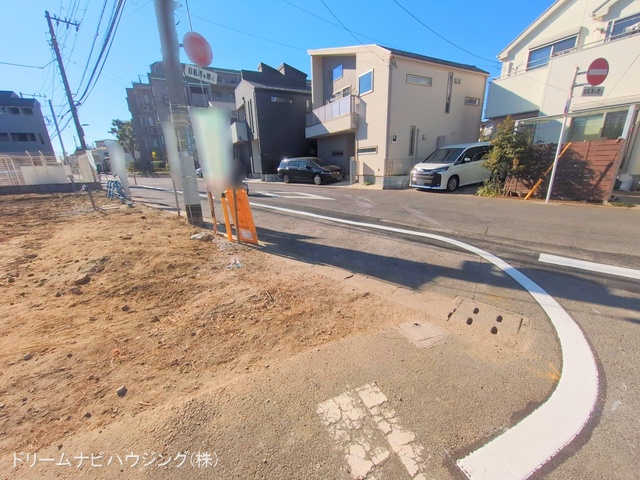 千葉県市川市大和田4丁目の新築戸建て更地・土地写真 2024年12月16日撮影