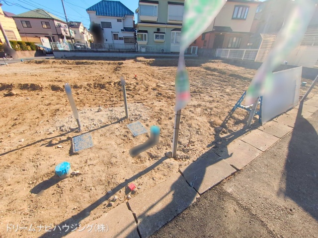 千葉県市川市大和田4丁目の新築戸建て更地・土地写真 2024年12月16日撮影