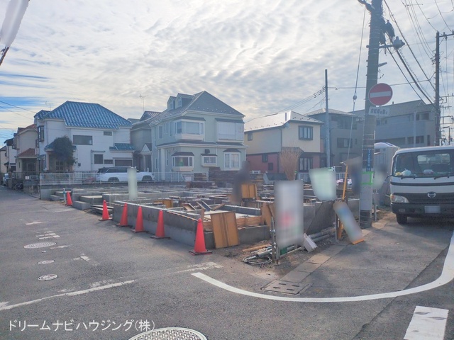 千葉県市川市大和田4丁目の新築戸建て基礎写真 2025年1月26日撮影