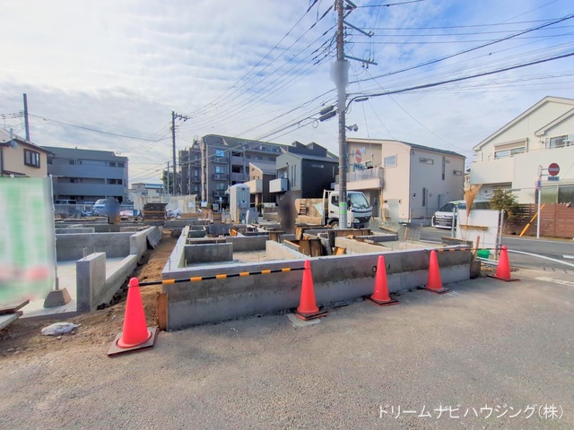 千葉県市川市大和田4丁目の新築戸建て基礎写真 2025年1月26日撮影