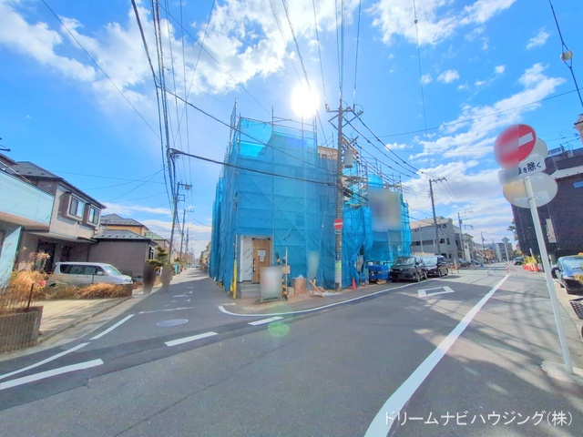 千葉県市川市大和田4丁目の新築戸建てシート写真 2025年2月17日撮影