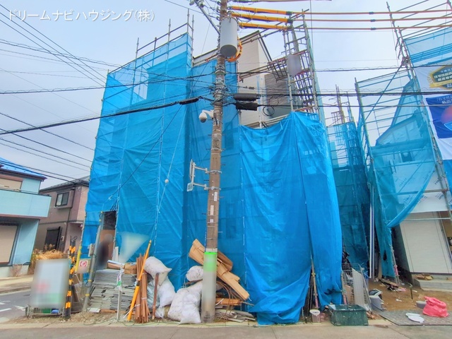千葉県市川市大和田4丁目の新築戸建てシート写真 2025年3月10日撮影