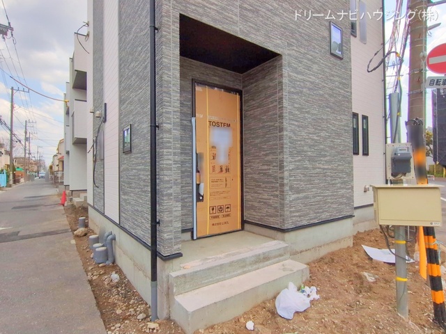 千葉県市川市大和田4丁目の新築戸建て外構写真 2025年4月6日撮影
