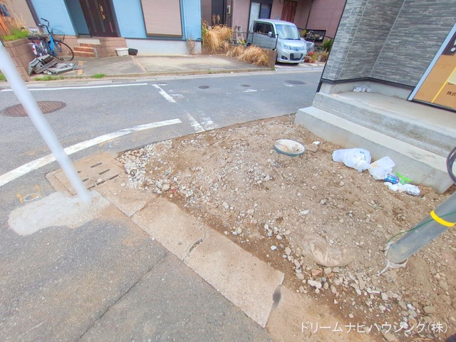 千葉県市川市大和田4丁目の新築戸建て外構写真 2025年4月6日撮影