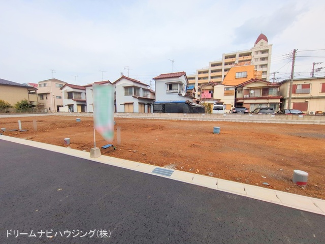 千葉県市川市大和田5丁目の新築戸建て更地・土地写真 2025年3月12日撮影