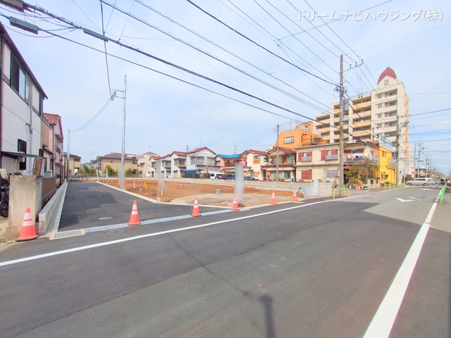 千葉県市川市大和田5丁目の新築戸建て更地・土地写真 2025年3月12日撮影