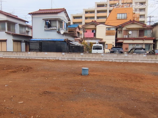 千葉県市川市大和田5丁目の新築戸建て更地・土地写真 2025年3月12日撮影