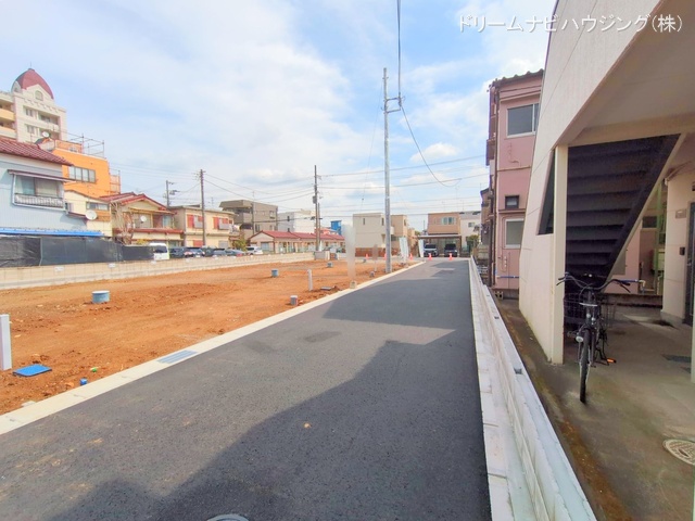 千葉県市川市大和田5丁目の新築戸建て更地・土地写真 2025年3月12日撮影