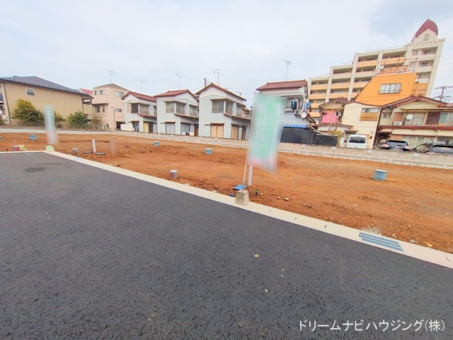 千葉県市川市大和田5丁目の新築戸建て更地・土地写真 2025年3月12日撮影