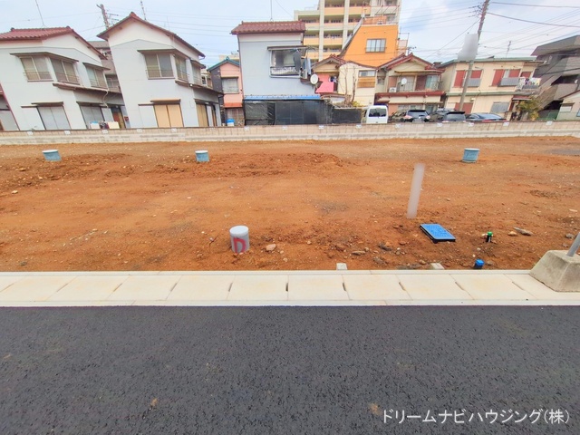 千葉県市川市大和田5丁目の新築戸建て更地・土地写真 2025年3月12日撮影