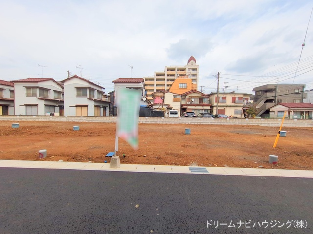 千葉県市川市大和田5丁目の新築戸建て更地・土地写真 2025年3月12日撮影