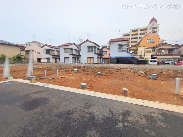 千葉県市川市大和田5丁目の新築戸建て更地・土地写真 2025年4月10日撮影