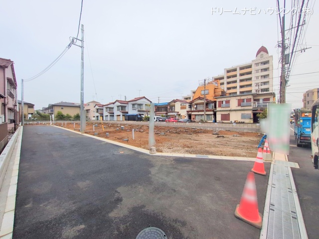 千葉県市川市大和田5丁目の新築戸建て更地・土地写真 2025年4月10日撮影