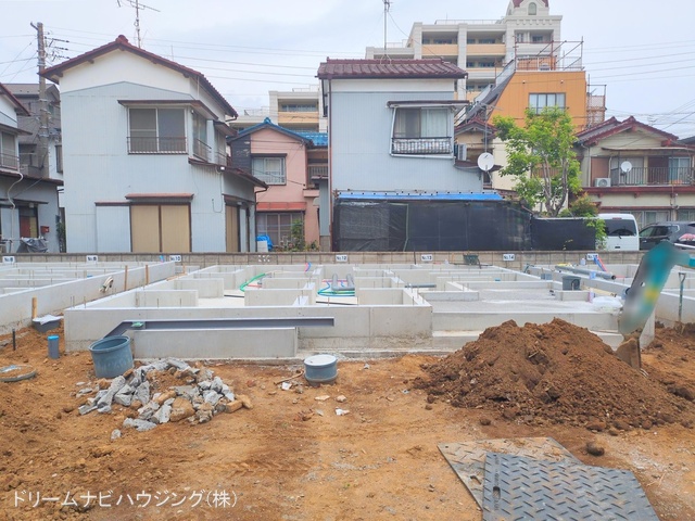 千葉県市川市大和田5丁目の新築戸建て基礎写真 2025年5月8日撮影