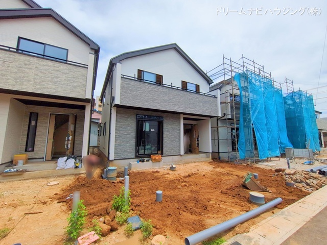 千葉県市川市大和田5丁目の新築戸建て外構写真 2025年6月22日撮影