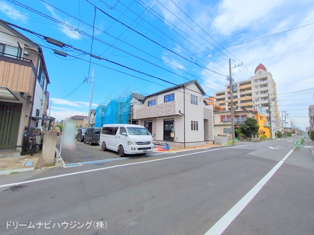 千葉県市川市大和田5丁目の新築戸建て外構写真 2025年6月22日撮影