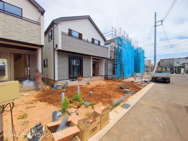 千葉県市川市大和田5丁目の新築戸建て外構写真 2025年6月22日撮影