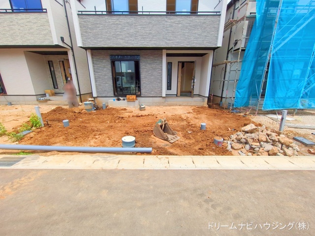 千葉県市川市大和田5丁目の新築戸建て外構写真 2025年6月22日撮影