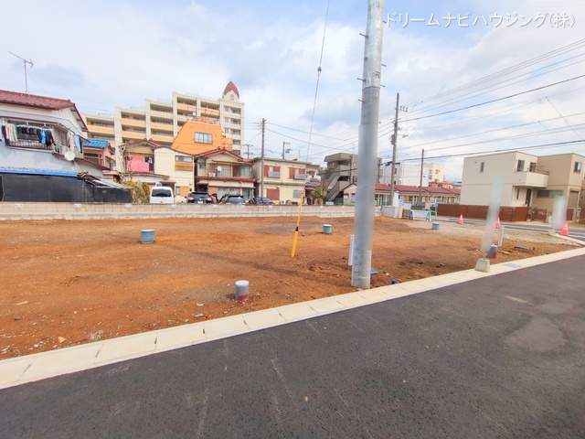千葉県市川市大和田5丁目の新築戸建て更地・土地写真 2025年3月12日撮影