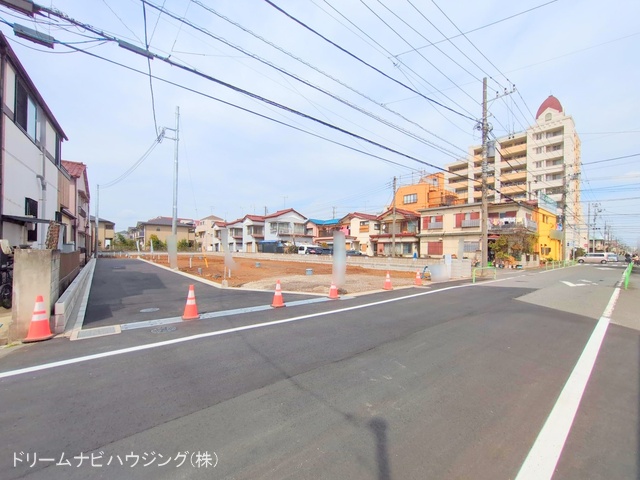 千葉県市川市大和田5丁目の新築戸建て更地・土地写真 2025年3月12日撮影