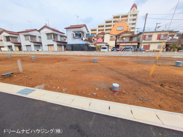 千葉県市川市大和田5丁目の新築戸建て更地・土地写真 2025年3月12日撮影