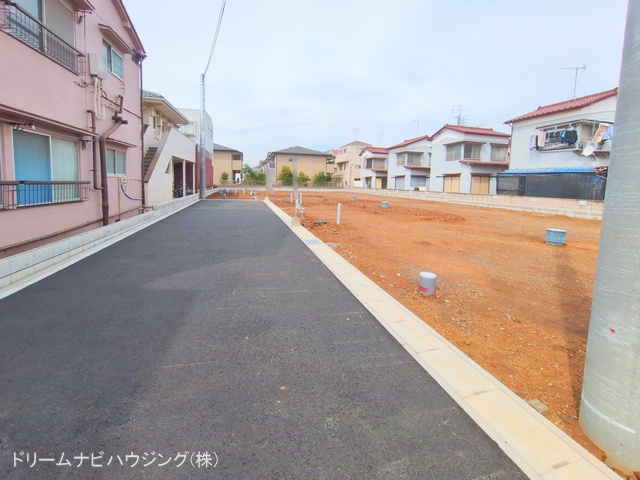 千葉県市川市大和田5丁目の新築戸建て更地・土地写真 2025年3月12日撮影