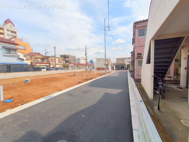 千葉県市川市大和田5丁目の新築戸建て更地・土地写真 2025年3月12日撮影