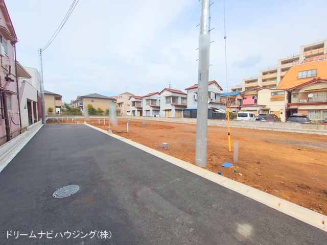 千葉県市川市大和田5丁目の新築戸建て更地・土地写真 2025年3月12日撮影