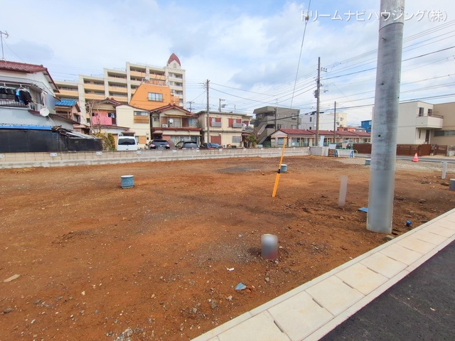 千葉県市川市大和田5丁目の新築戸建て更地・土地写真 2025年3月12日撮影