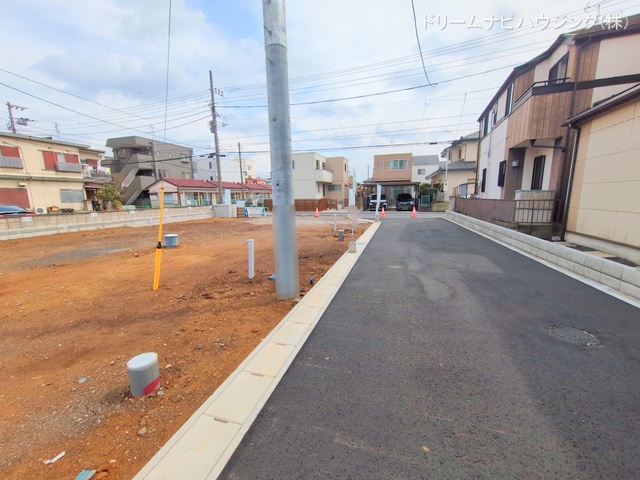 千葉県市川市大和田5丁目の新築戸建て更地・土地写真 2025年3月12日撮影