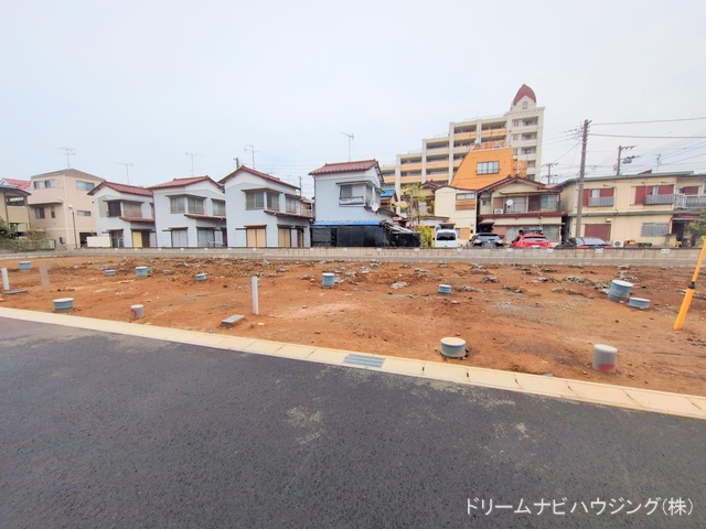 千葉県市川市大和田5丁目の新築戸建て更地・土地写真 2025年4月10日撮影