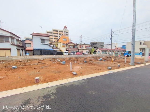 千葉県市川市大和田5丁目の新築戸建て更地・土地写真 2025年4月10日撮影