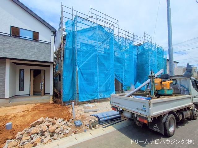 千葉県市川市大和田5丁目の新築戸建てシート写真 2025年6月22日撮影