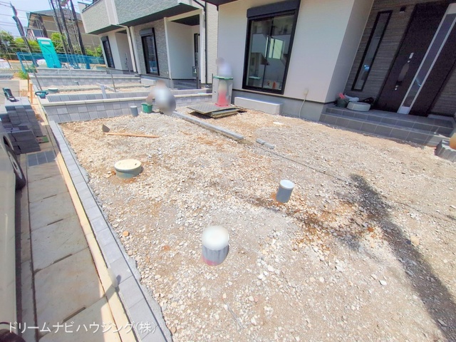 千葉県市川市大和田5丁目の新築戸建て外構写真 2025年7月16日撮影