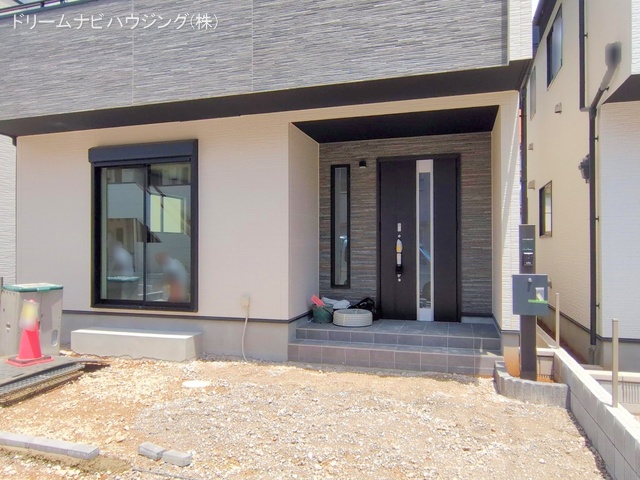 千葉県市川市大和田5丁目の新築戸建て外構写真 2025年7月16日撮影