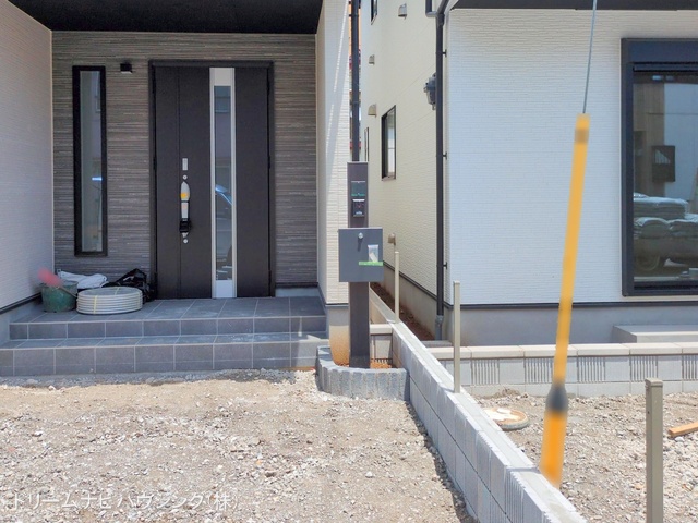 千葉県市川市大和田5丁目の新築戸建て外構写真 2025年7月16日撮影