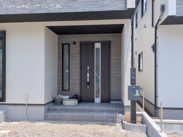 千葉県市川市大和田5丁目の新築戸建て外構写真 2025年7月16日撮影