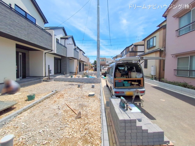 千葉県市川市大和田5丁目の新築戸建て外構写真 2025年7月16日撮影
